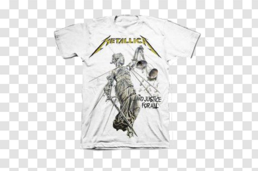 T-shirt Metallica ...And Justice For All Thrash Metal Heavy - Tree Transparent PNG