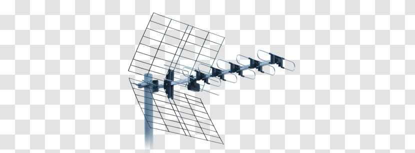 Aerials DVB-T Ultra High Frequency Yagi–Uda Antenna Digital Video Broadcasting - Dipole - 4glte Filter Transparent PNG