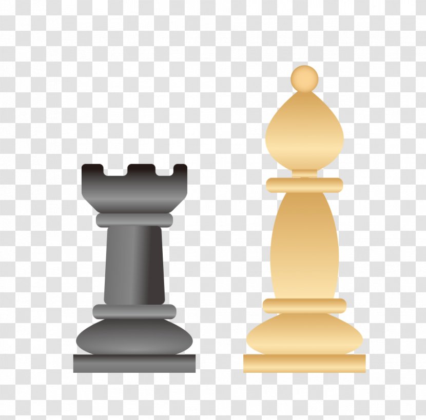 Black & White Chess Rook Euclidean Vector Icon - Recreation Transparent PNG