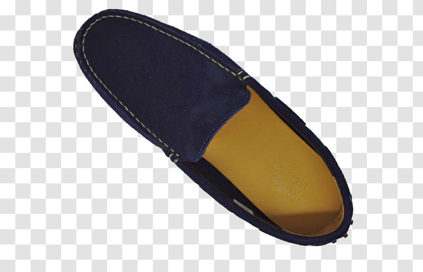 Slipper Slip-on Shoe Yellow Design - Footwear - Leather Transparent PNG