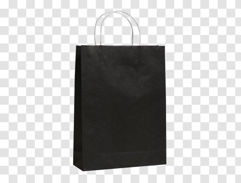 Tote Bag Shopping Bags & Trolleys - Black - Kraft Paper Transparent PNG