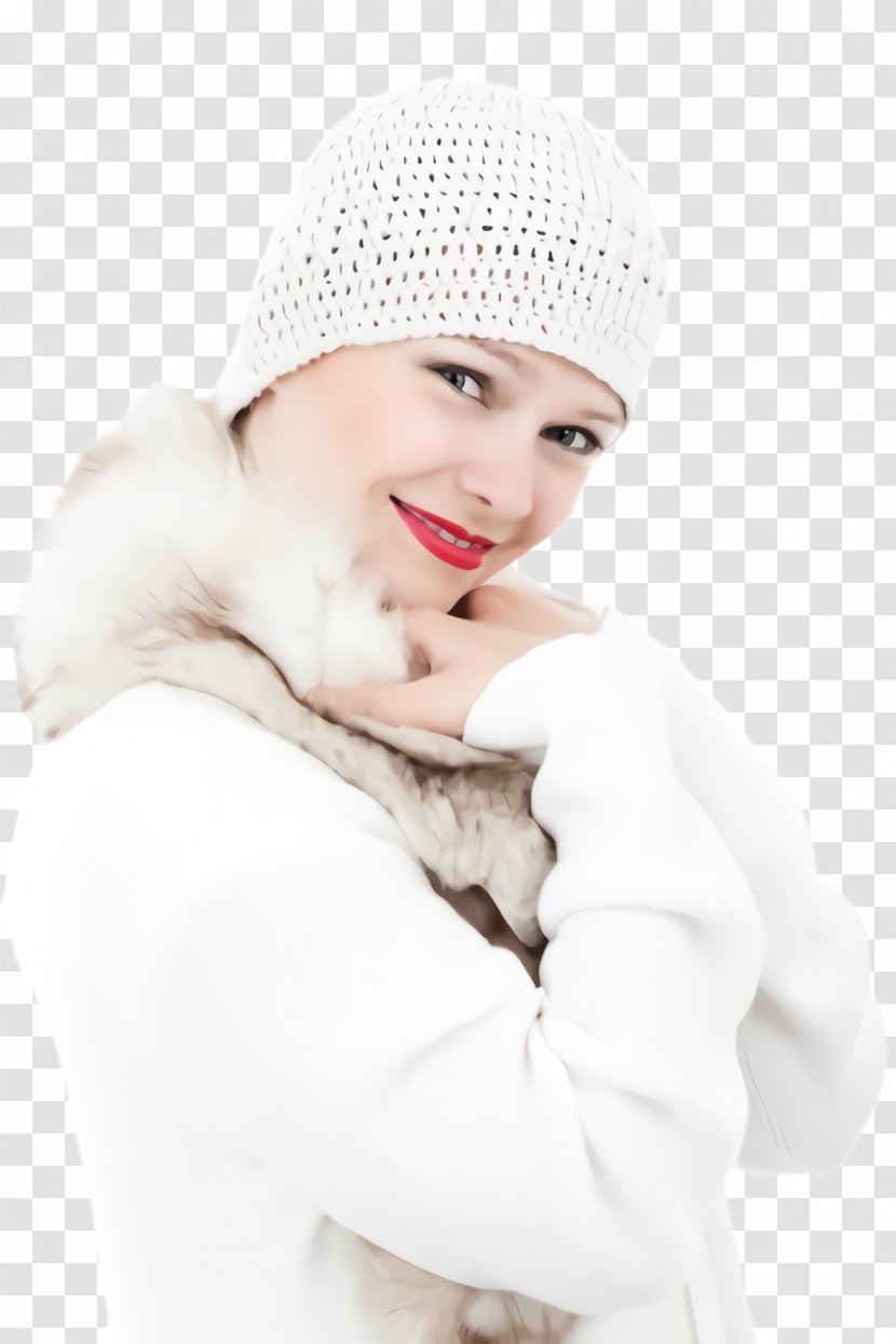 Woman Face - Smile Hat Transparent PNG