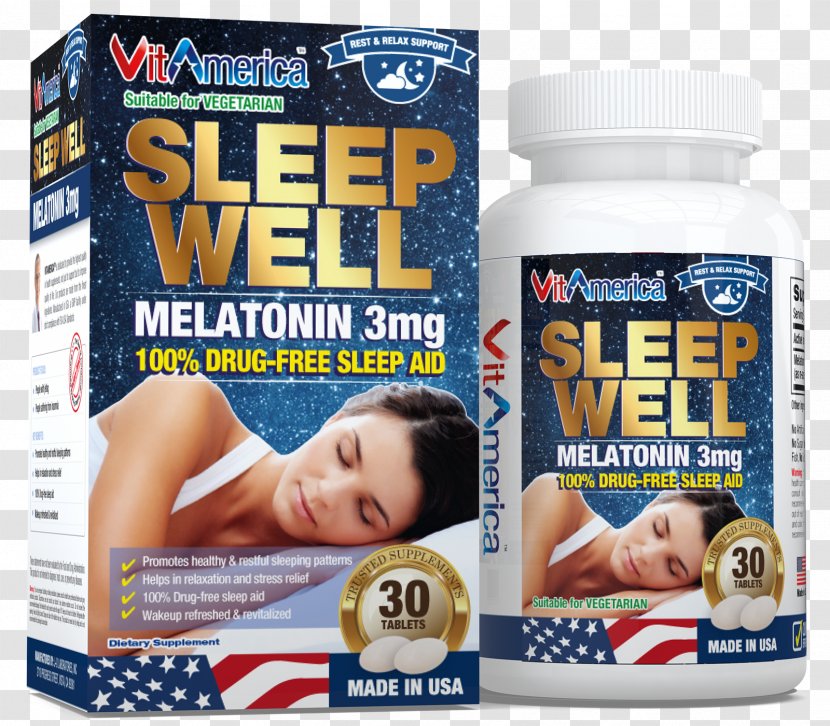 Dietary Supplement Melatonin Pineal Gland Sleep Hormone - Human Body Transparent PNG