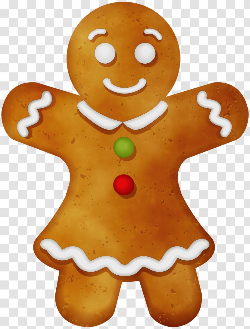 Christmas Gingerbread Man - Cookie - Ginger Nut Transparent PNG