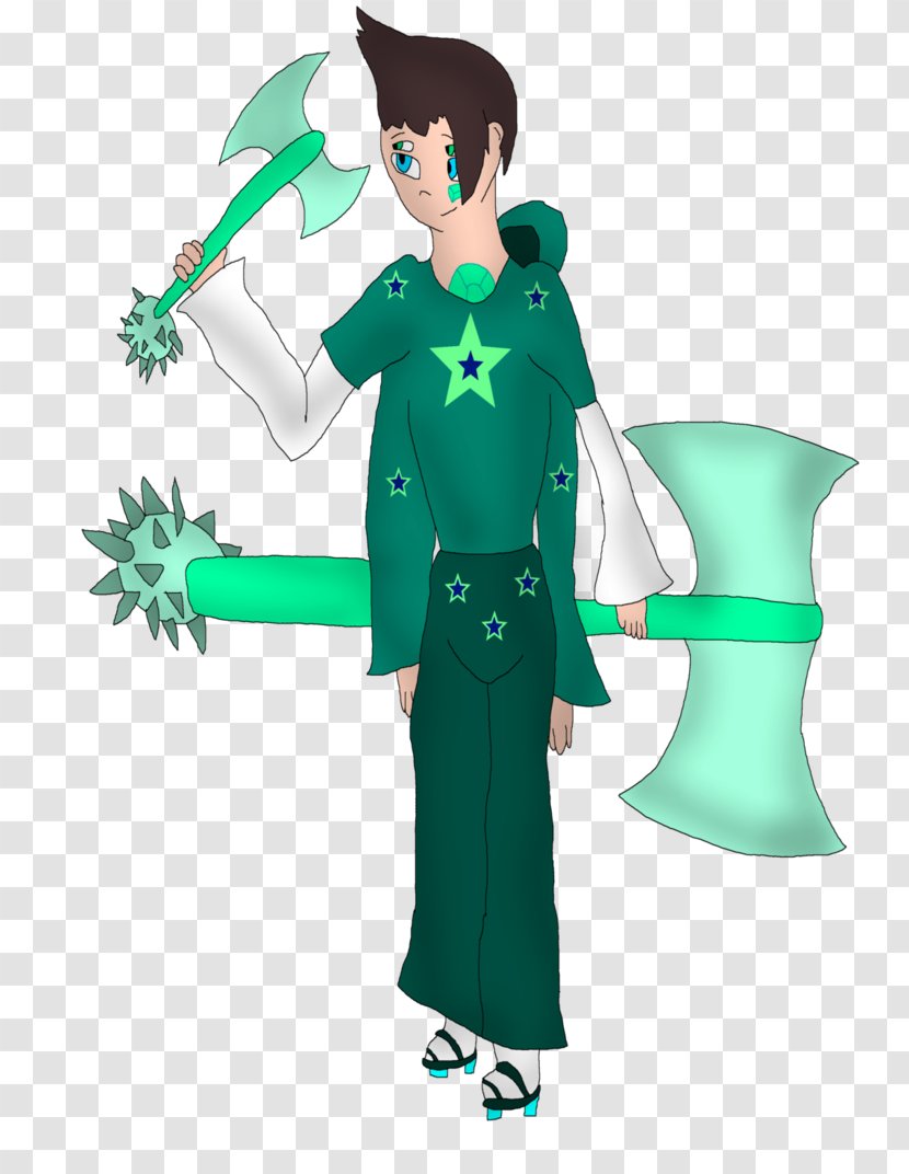 Costume Design Cartoon Green Drawing - Emerald Transparent PNG