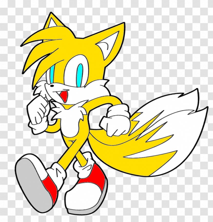 Tails Drawing Fox Naruto - Tail Transparent PNG