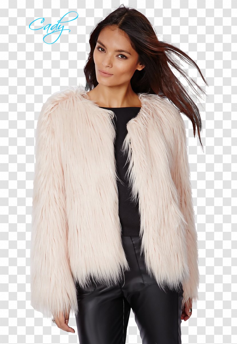 Fur Clothing Coat Jacket Fashion - Neck Transparent PNG