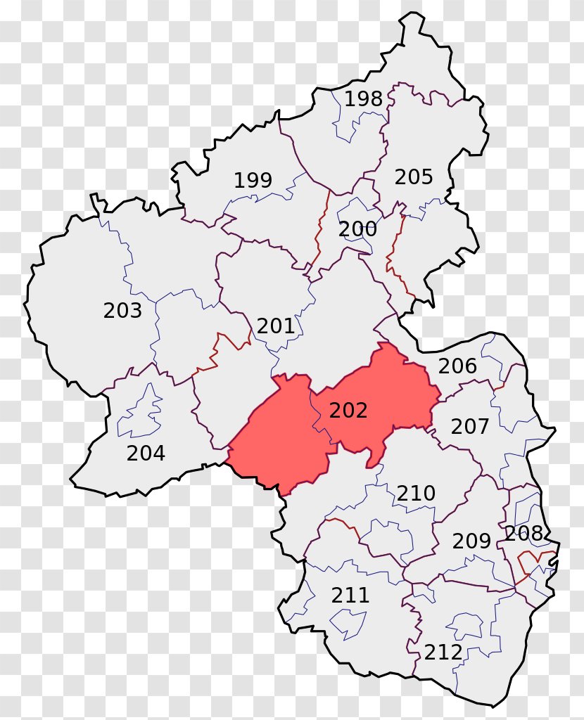 Bad Kreuznach Constituency Of German Federal Election, 2009 Electoral District Area M - Tree - Airsoft KoblenzWerdenberg Wahlkreis Transparent PNG