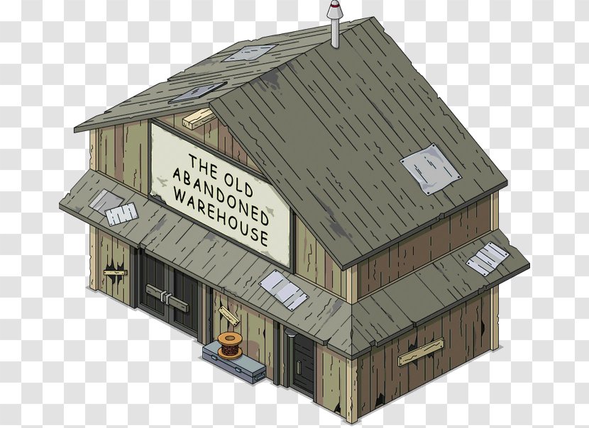 The Simpsons: Tapped Out Fat Tony Building Warehouse Springfield - Hut - Pub Transparent PNG