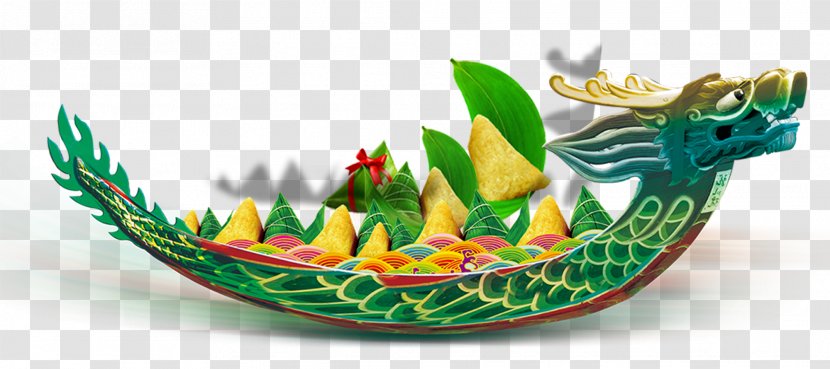 Zongzi Dragon Boat Festival - Dumplings Decorated Free To Pull The Picture Transparent PNG