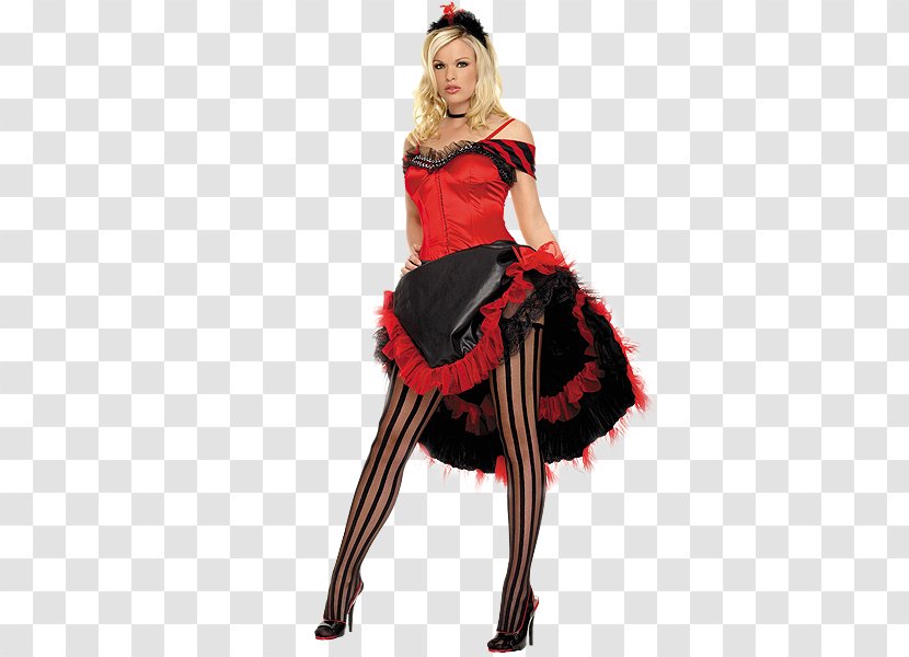 Moulin Rouge Costume Clothing Can-can Dress - Halloween Transparent PNG