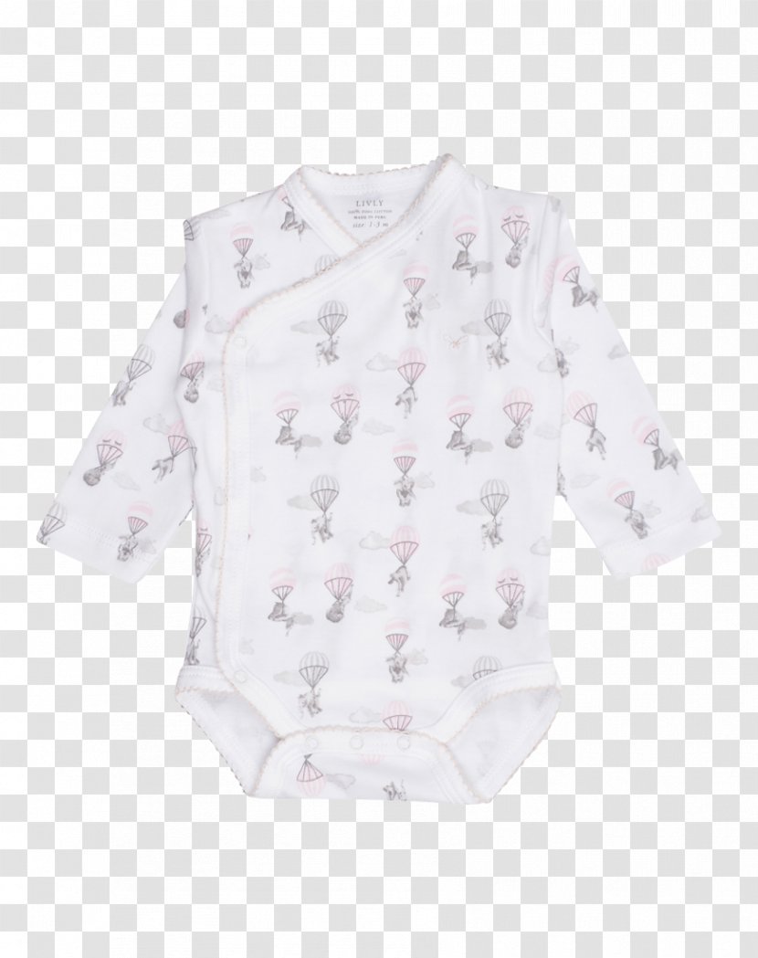 Sleeve Baby & Toddler One-Pieces Blouse Pajamas Bodysuit - Onepieces - Pink Elephant Transparent PNG