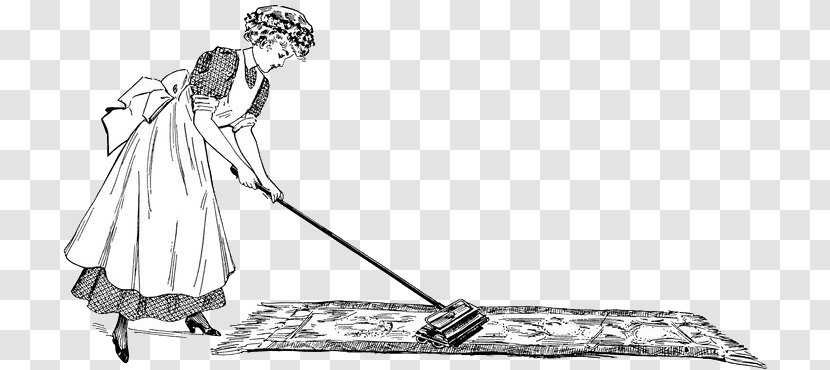 Clip Art Women Carpet Openclipart Cleaning - Dress Transparent PNG