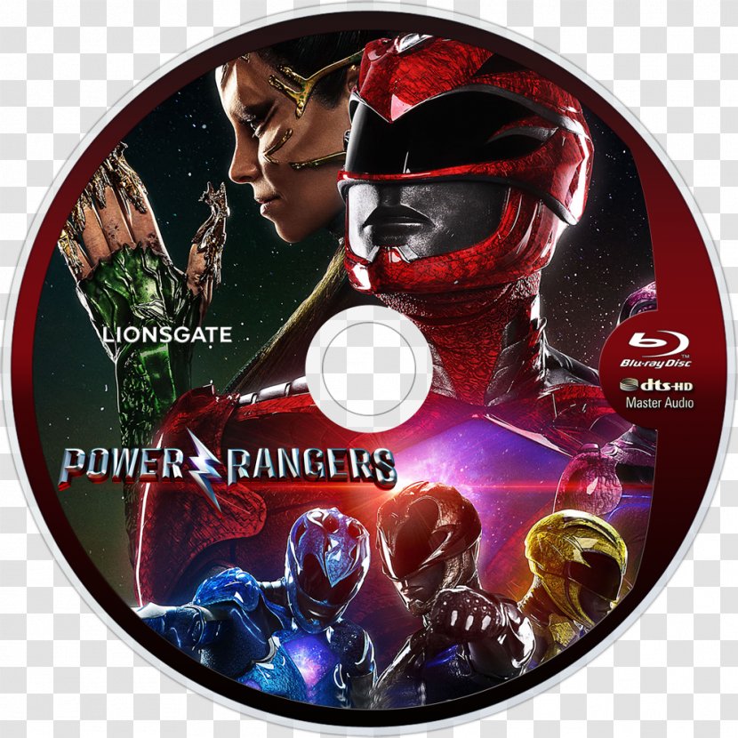 Power Rangers Film Poster Superhero Movie - Fictional Character - Dvd Transparent PNG