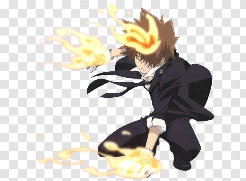 Tsunayoshi Sawada Hayato Gokudera Lambo Reborn! Chrome Dokuro - Tree - Vongola Family Transparent PNG