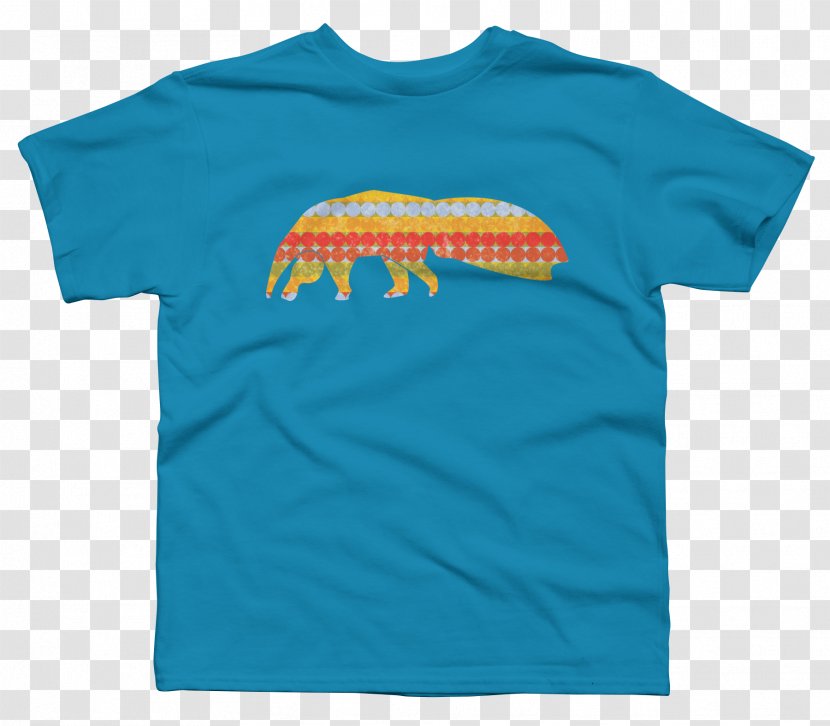 Printed T-shirt Clothing Sleeve - Tshirt - Anteater Transparent PNG