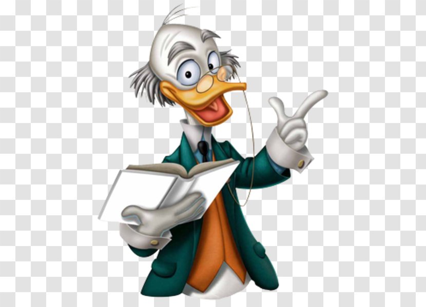 Ludwig Von Drake Donald Duck Mickey Mouse Scrooge McDuck Minnie - Fictional Character Transparent PNG
