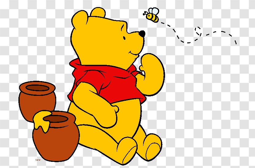 Winnie-the-Pooh Eeyore Bee Piglet Tigger - Honey - Winnie The Pooh Transparent PNG