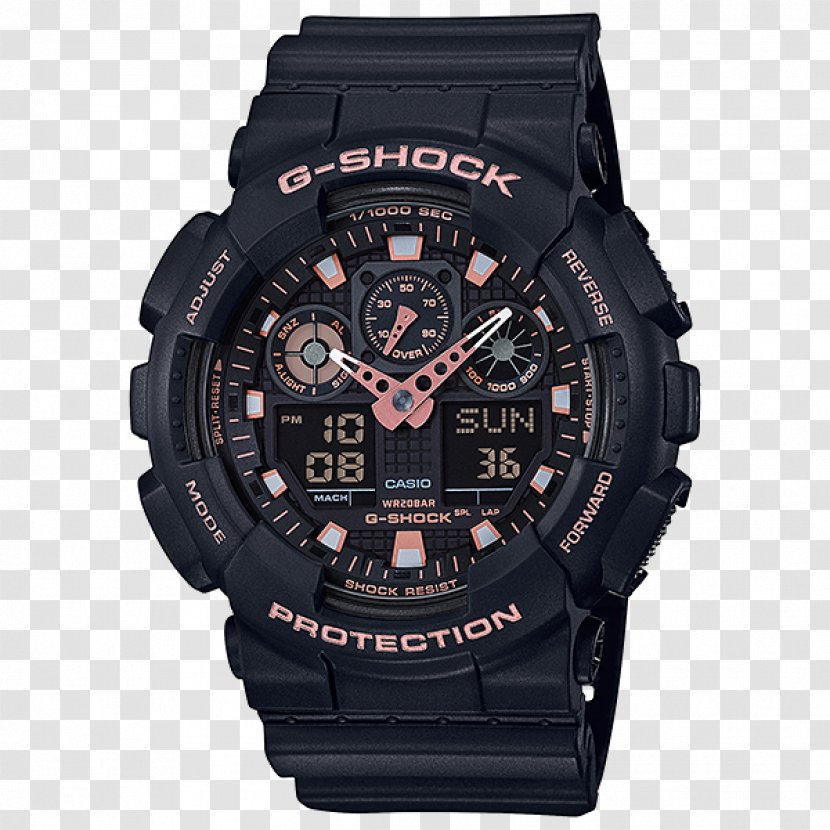 G-Shock GD100 GA100 Shock-resistant Watch - Gshock Ga110 Transparent PNG