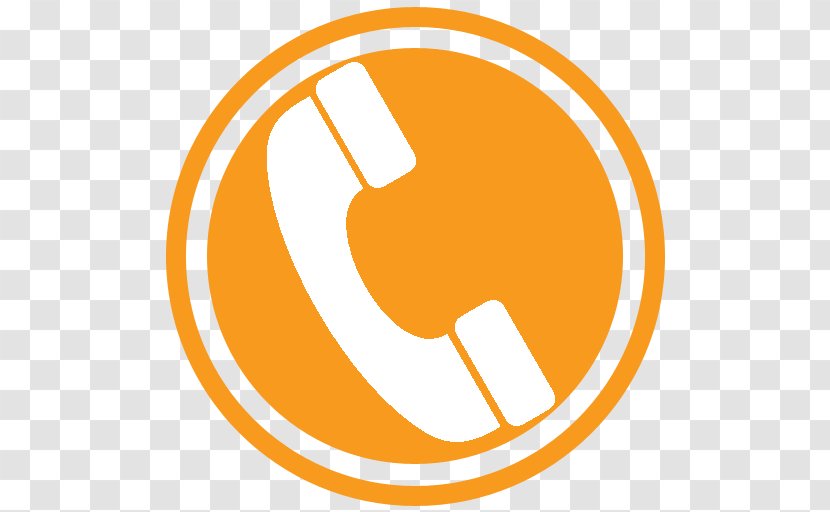 Telephone Call Mobile Phones Clip Art - Orange - Smartphone Transparent PNG