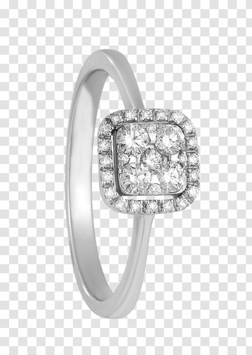Ring Silver Body Jewellery - Diamond Transparent PNG