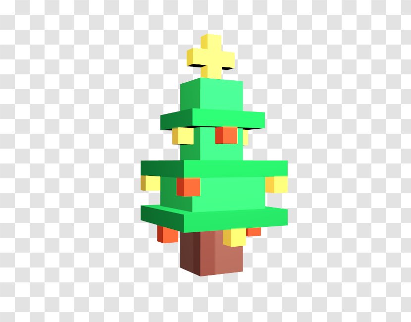 Christmas Tree Decoration Ornament Toy - Crossy Road Transparent PNG