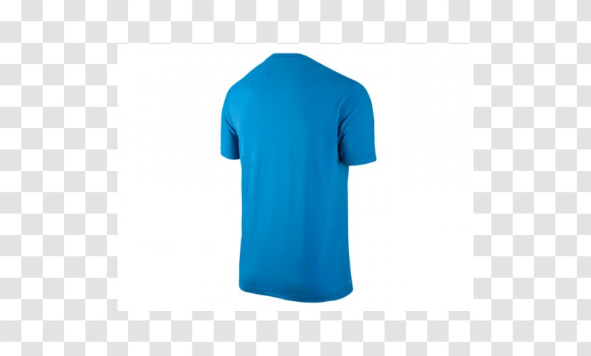 T-shirt Product Design Shoulder Sleeve - Azure Transparent PNG