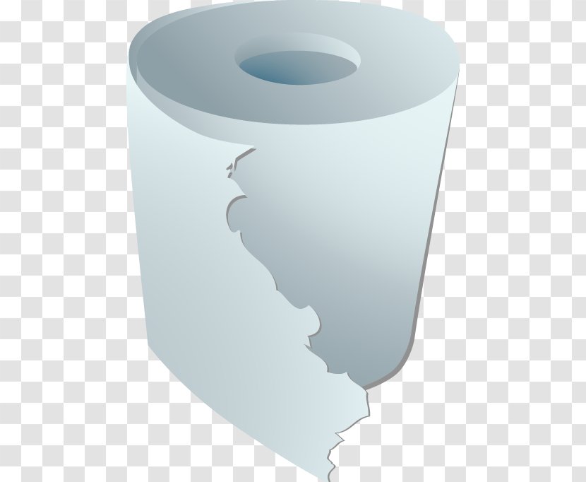 Toilet Paper Euclidean Vector - A Roll Of Material Transparent PNG