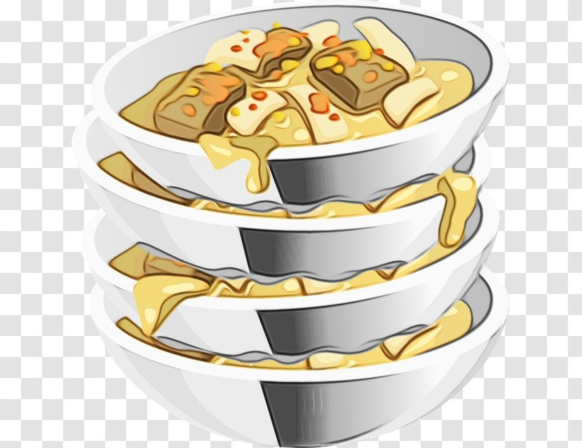 Junk Food Cartoon - Yellow - Bake Sale Side Dish Transparent PNG
