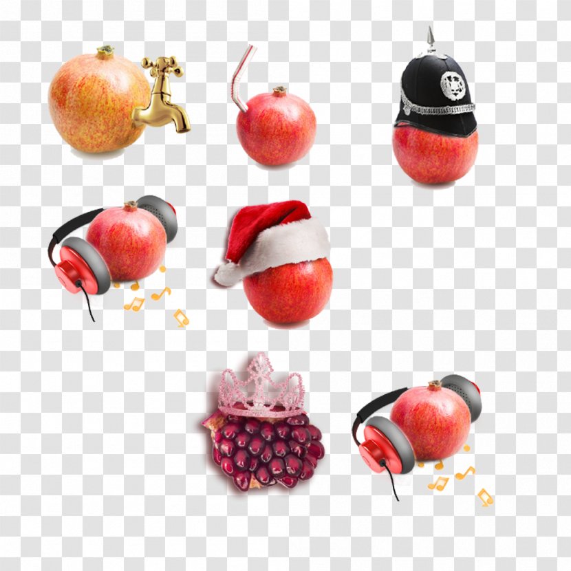 Apple Fruit Auglis Christmas - Creative Transparent PNG