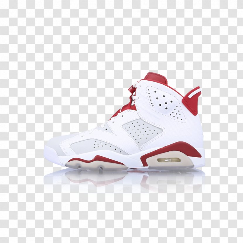Air Jordan Shoe Jumpman White Red - Sneakers Transparent PNG