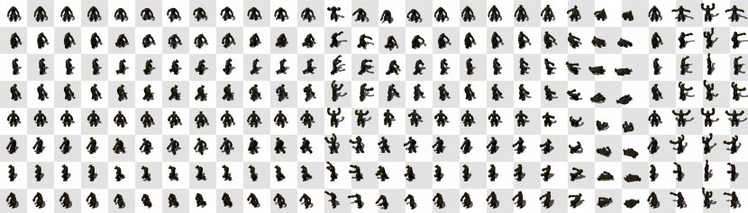 Sprite Animation Fotolia Video - Black And White Transparent PNG