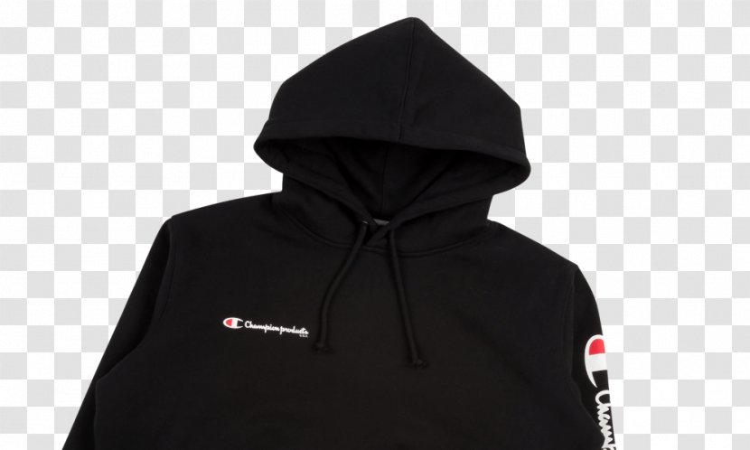 Hoodie T-shirt Champion Jacket - Neck Transparent PNG