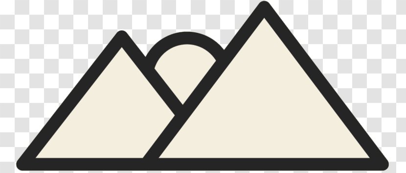 Triangle Black & White - M Product Design Font Transparent PNG