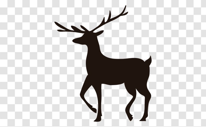 Reindeer Silhouette Rudolph Transparent PNG