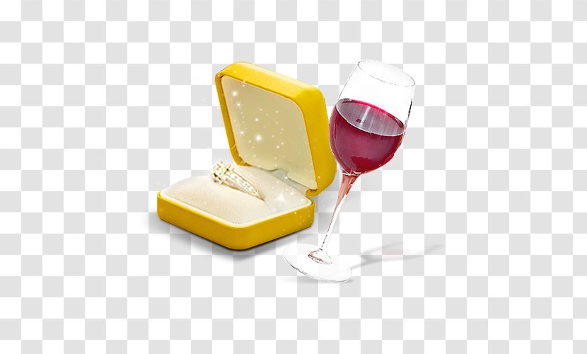 Ring Icon - Designer - Red Wine And Yellow Light Box Transparent PNG