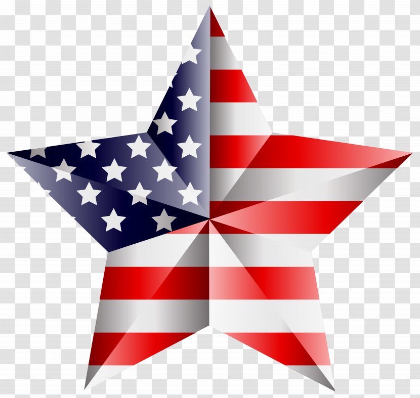 United States Of America Flag The Independence Day Clip Art - Illustration - American Star Transparent Image Transparent PNG