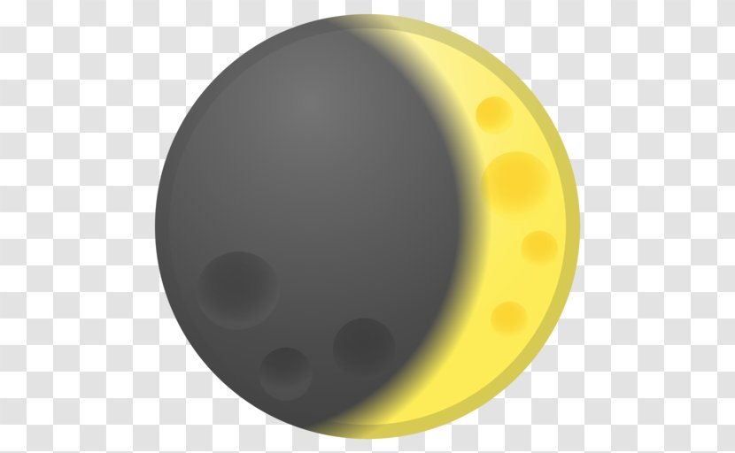 Lunar Eclipse Phase Moon Emoji Lua Em Quarto Minguante - New Transparent PNG