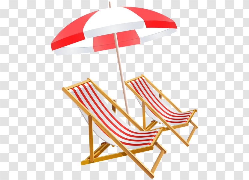Table Chair Umbrella Clip Art - Outdoor - Double Red Chairs Transparent PNG