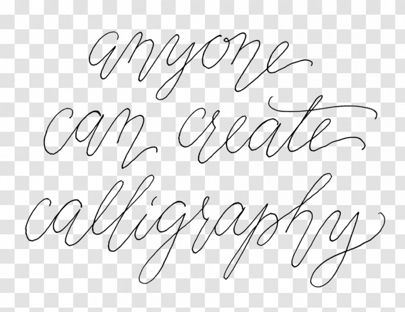 Font Text Calligraphy Handwriting Cursive - Monochrome Photography - Beautiful Transparent PNG