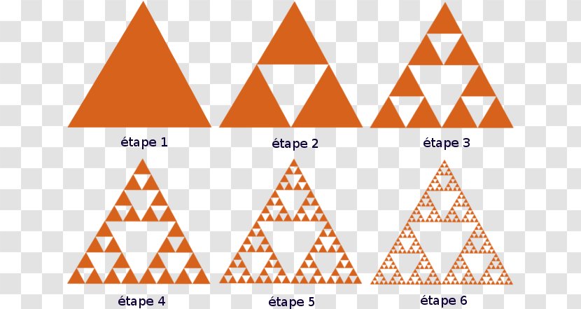 Sierpinski Triangle Carpet Fractal Chaos Theory - Dimension - Three Dimensional Transparent PNG