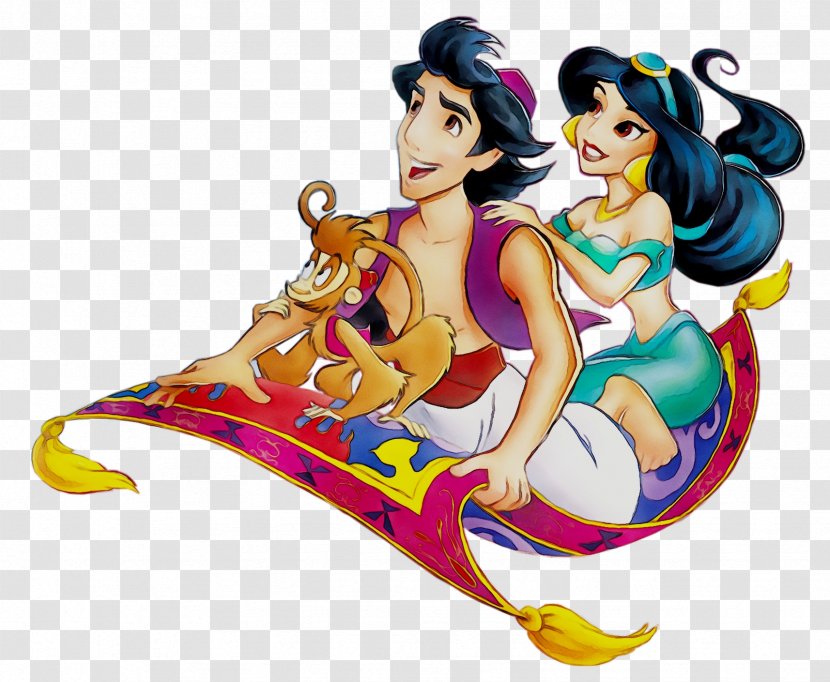 Illustration Mermaid M Cartoon Aladdin - Animated Transparent PNG