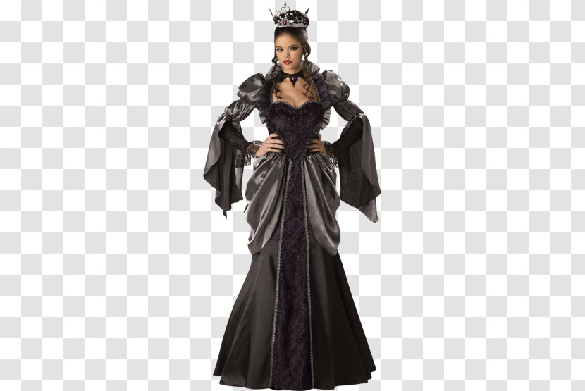 Evil Queen Of Hearts Halloween Costume - Design Transparent PNG