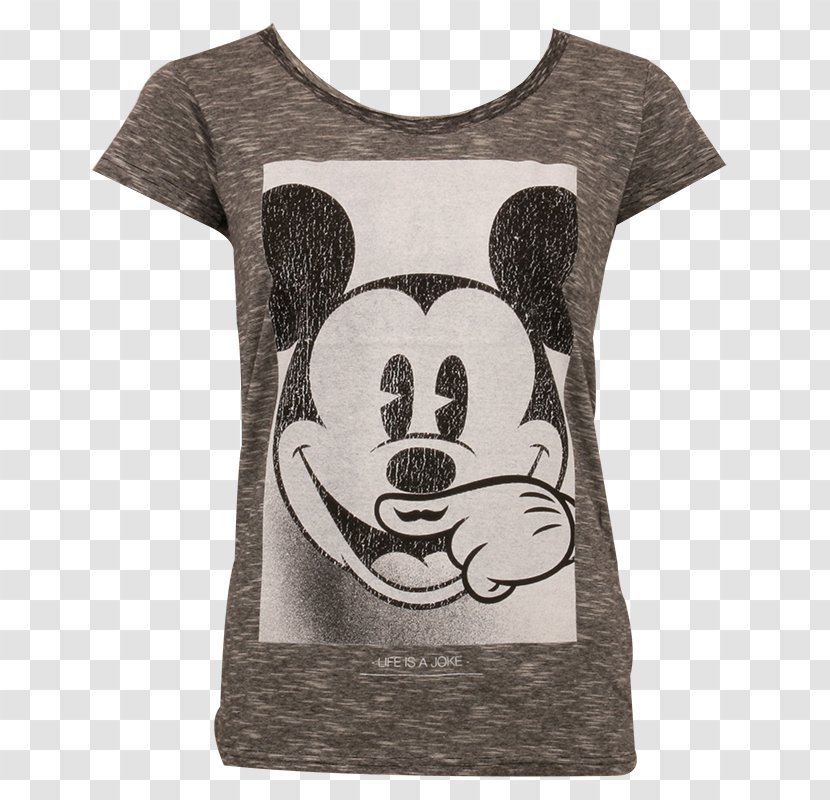 T-shirt Mickey Mouse Minnie Clothing - White Transparent PNG