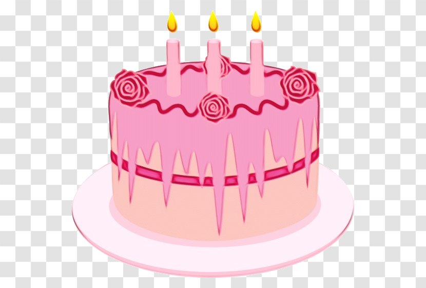 Pink Birthday Cake - Stx Ca 240 Mv Nr Cad - Pastry Magenta Transparent PNG