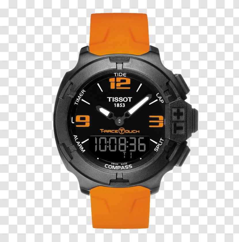 Tissot T-Touch Expert Solar T-Race Chronograph Watch Transparent PNG