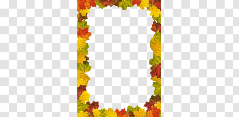 Autumn Leaf Color - Shutterstock - Leaves Border Transparent PNG