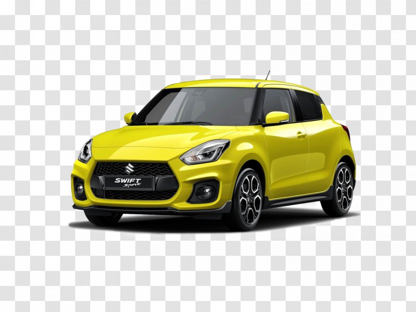 Suzuki Swift Sport Car Hot Hatch - Yellow Transparent PNG