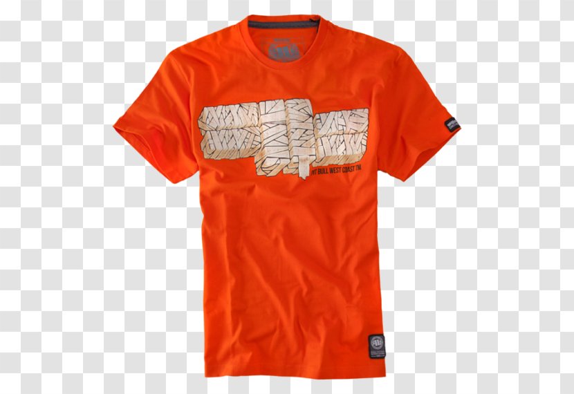 T-shirt Sleeve - Tshirt - Pit Bull Transparent PNG