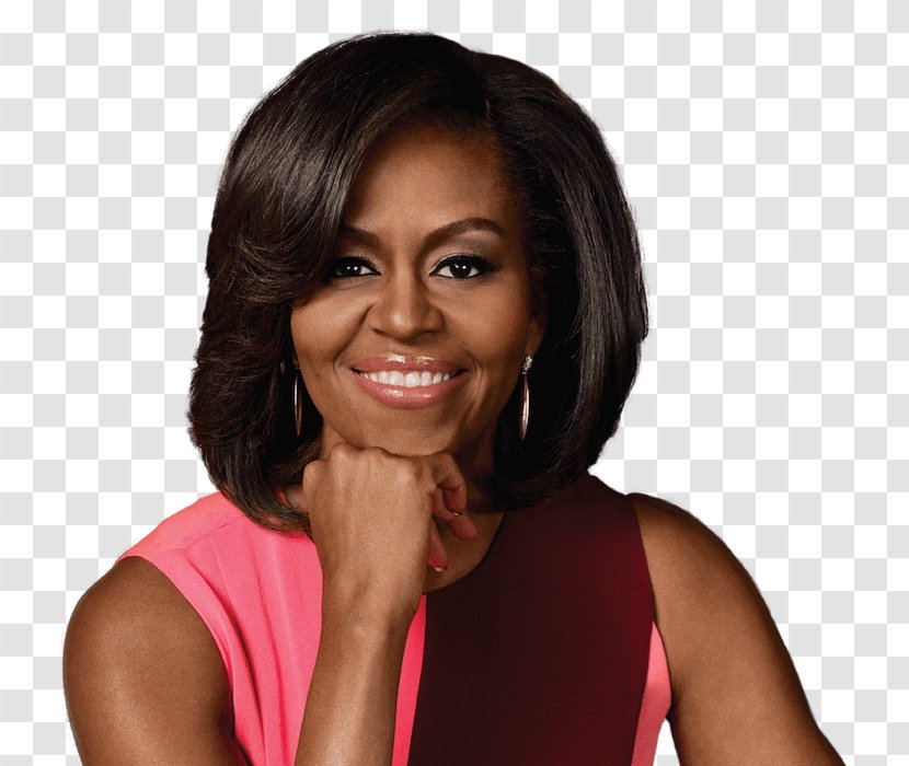 Michelle Obama White House Queen Elizabeth Theatre First Lady Of The United States Let's Move! - Smile - Portrait Transparent PNG